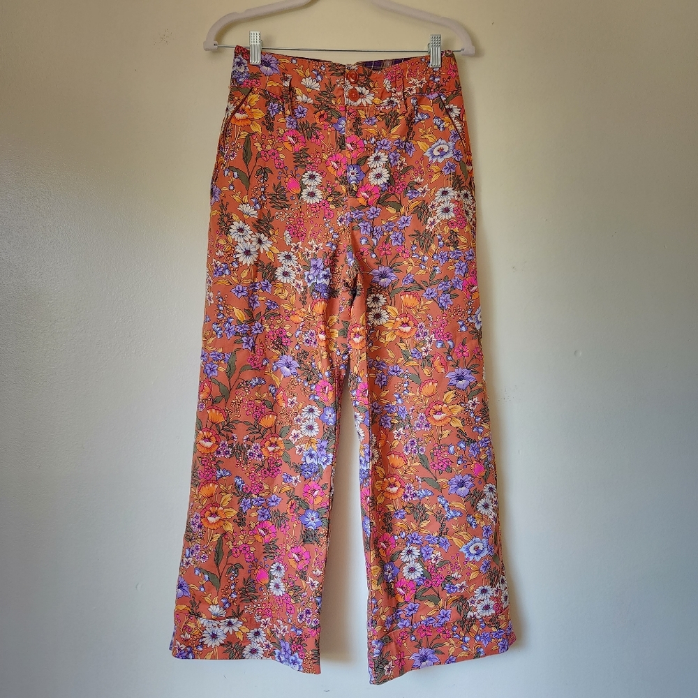 Anthropologie Maeve Flower power pants - Picture 4 of 7